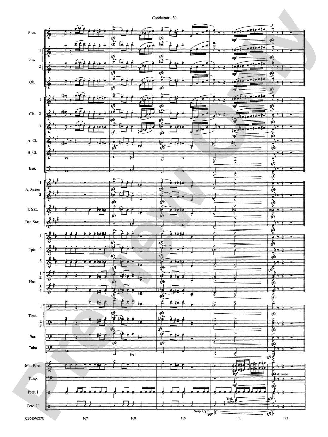 Harry Potter and the Prisoner of Azkaban, Symphonic Suite from: Concert Band Conductor Score & Parts