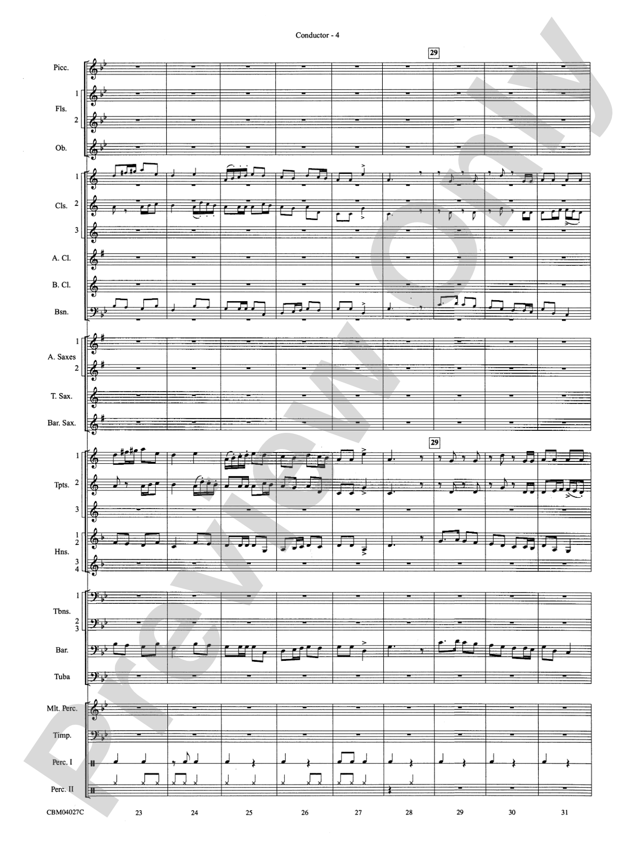 Harry Potter and the Prisoner of Azkaban, Symphonic Suite from: Concert Band Conductor Score & Parts
