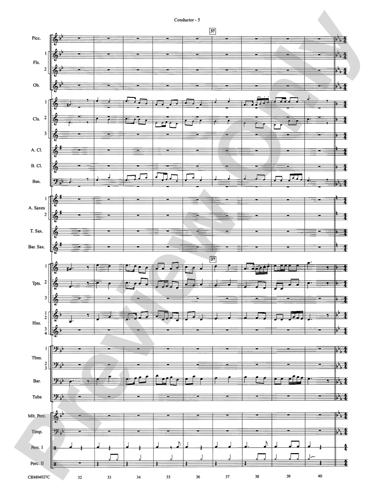 Harry Potter and the Prisoner of Azkaban, Symphonic Suite from: Concert Band Conductor Score & Parts