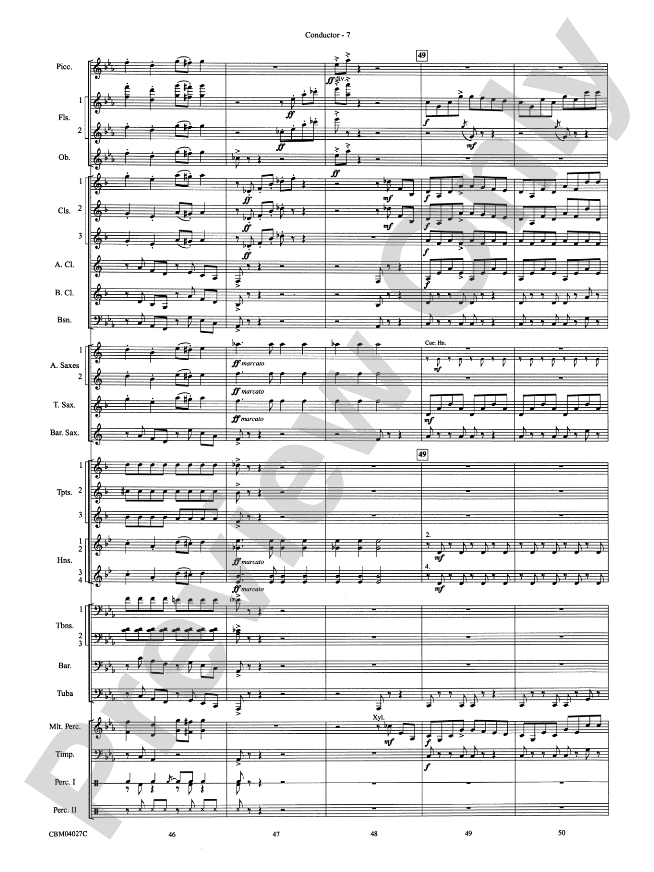 Harry Potter and the Prisoner of Azkaban, Symphonic Suite from: Concert Band Conductor Score & Parts
