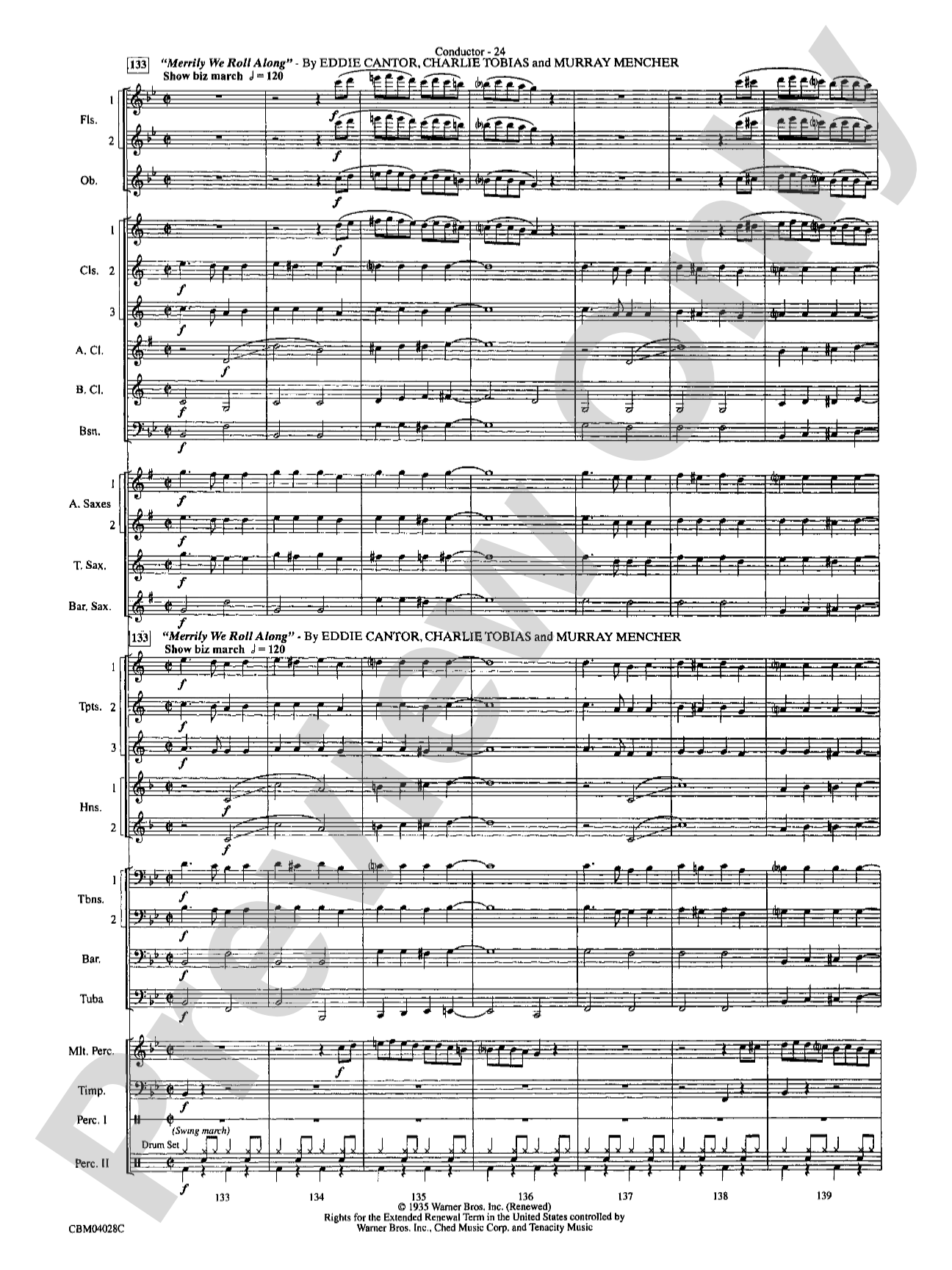 What's Up at the Symphony? Bugs Bunny's Greatest Hits (Medley): Concert Band Conductor Score & Parts