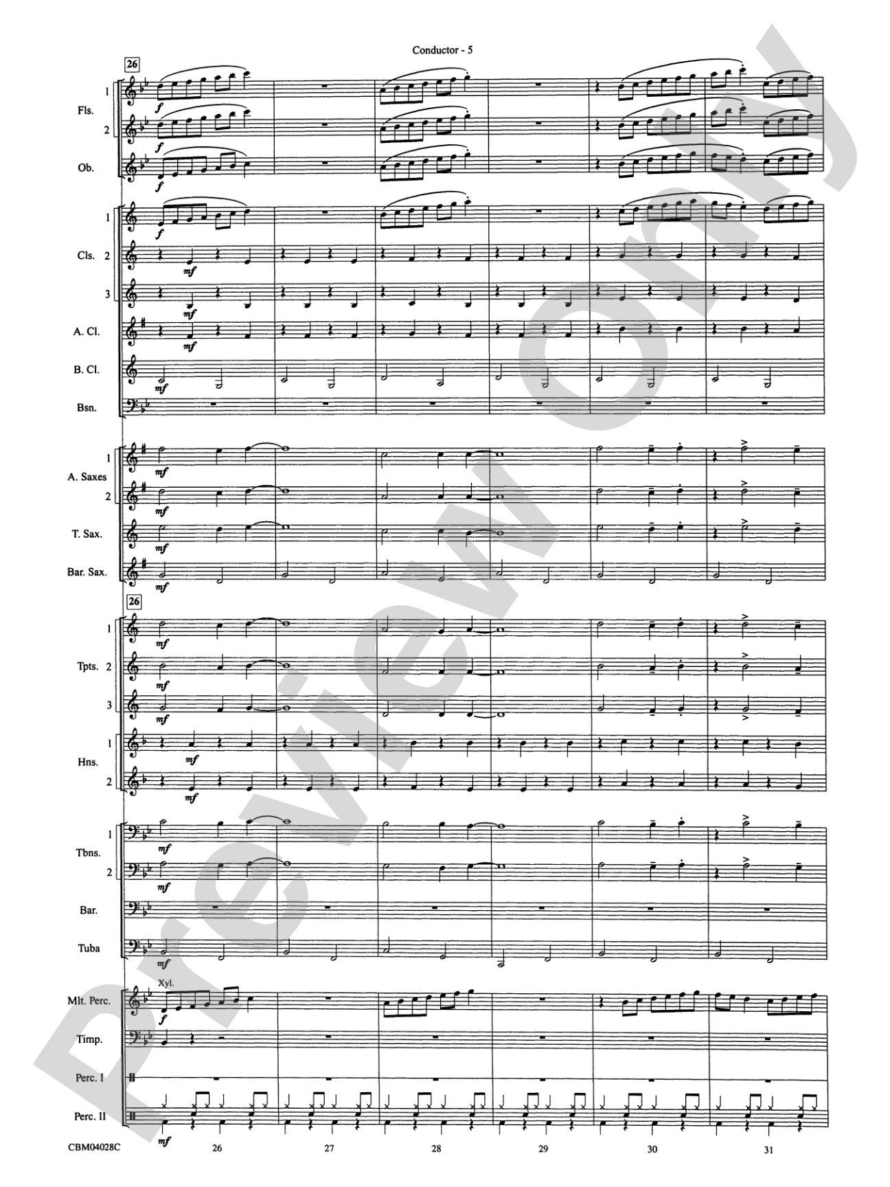 What's Up at the Symphony? Bugs Bunny's Greatest Hits (Medley): Concert Band Conductor Score & Parts