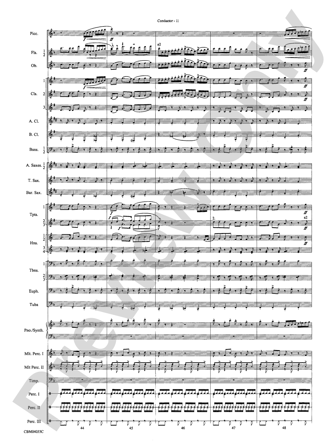 The Polar Express, Concert Suite from: Concert Band Conductor Score & Parts