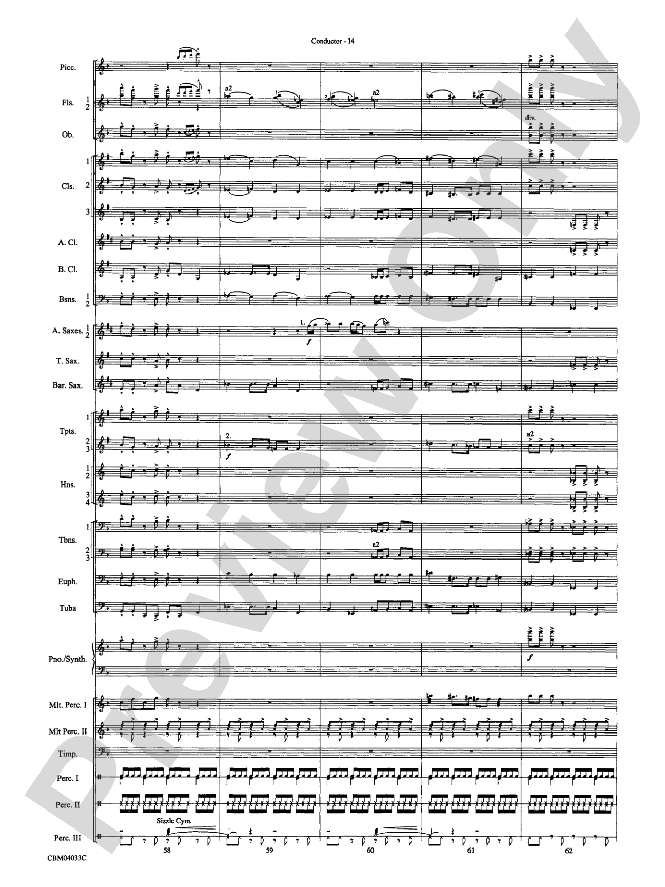 The Polar Express, Concert Suite from: Concert Band Conductor Score & Parts