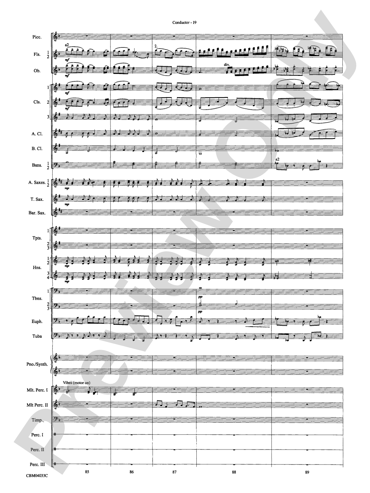 The Polar Express, Concert Suite from: Concert Band Conductor Score & Parts