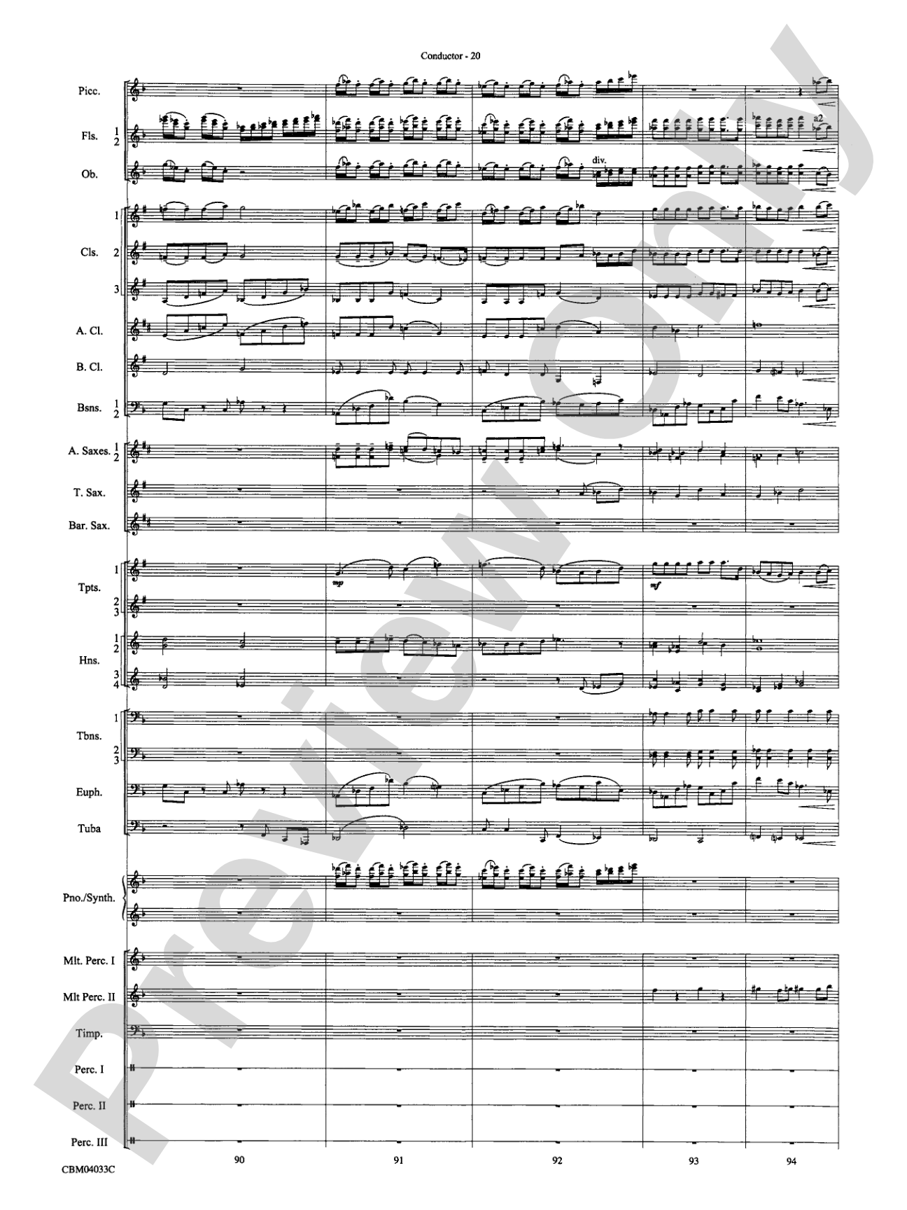 The Polar Express, Concert Suite from: Concert Band Conductor Score & Parts