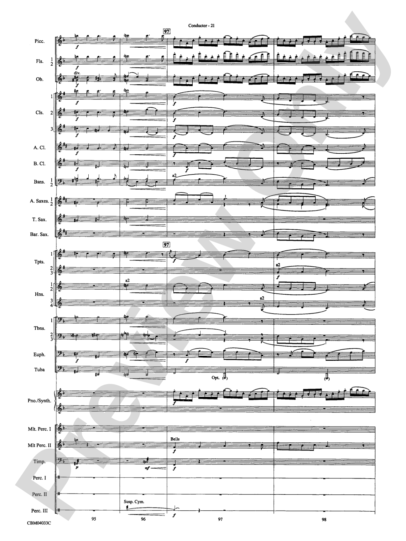 The Polar Express, Concert Suite from: Concert Band Conductor Score & Parts