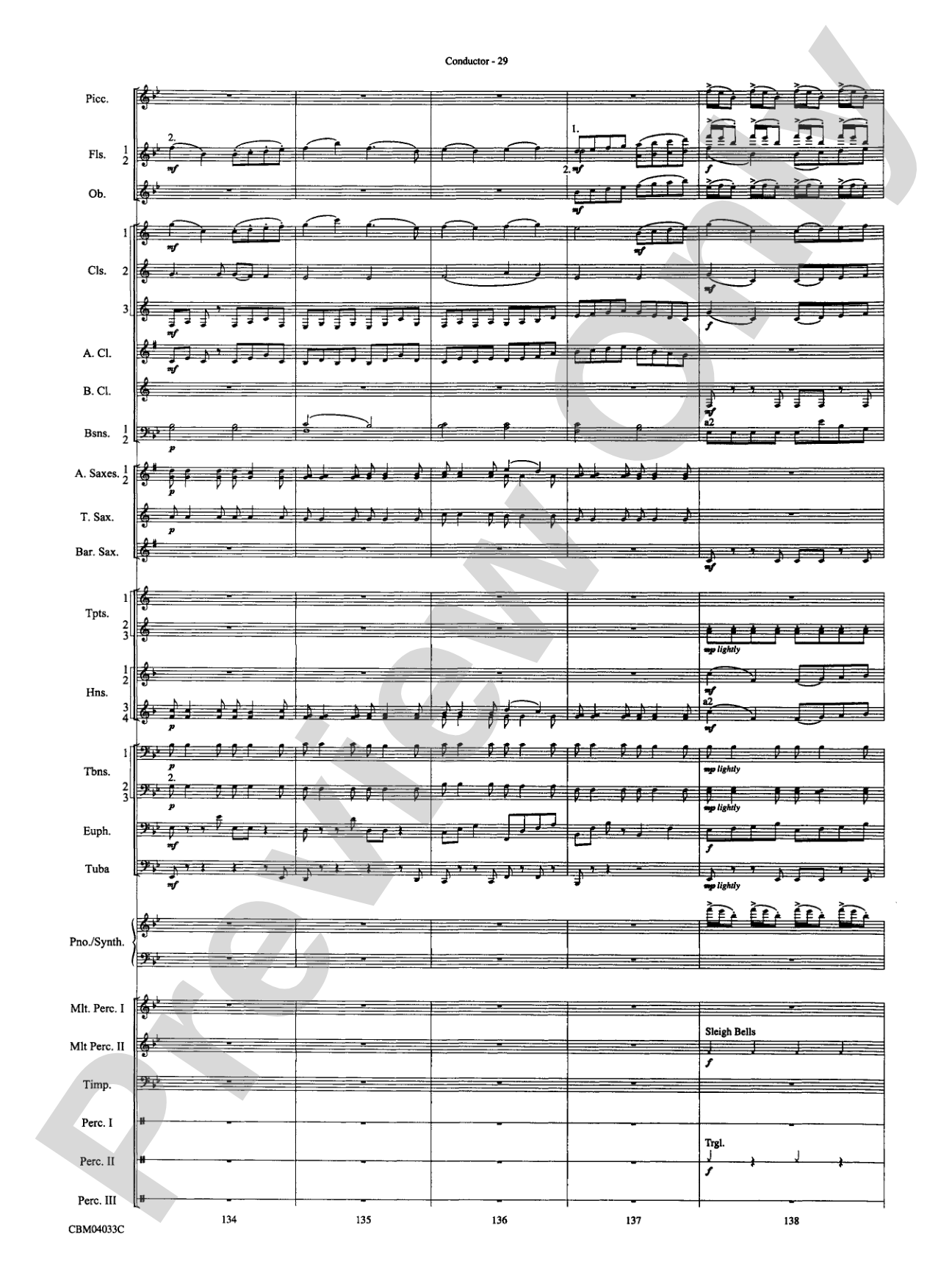 The Polar Express, Concert Suite from: Concert Band Conductor Score & Parts