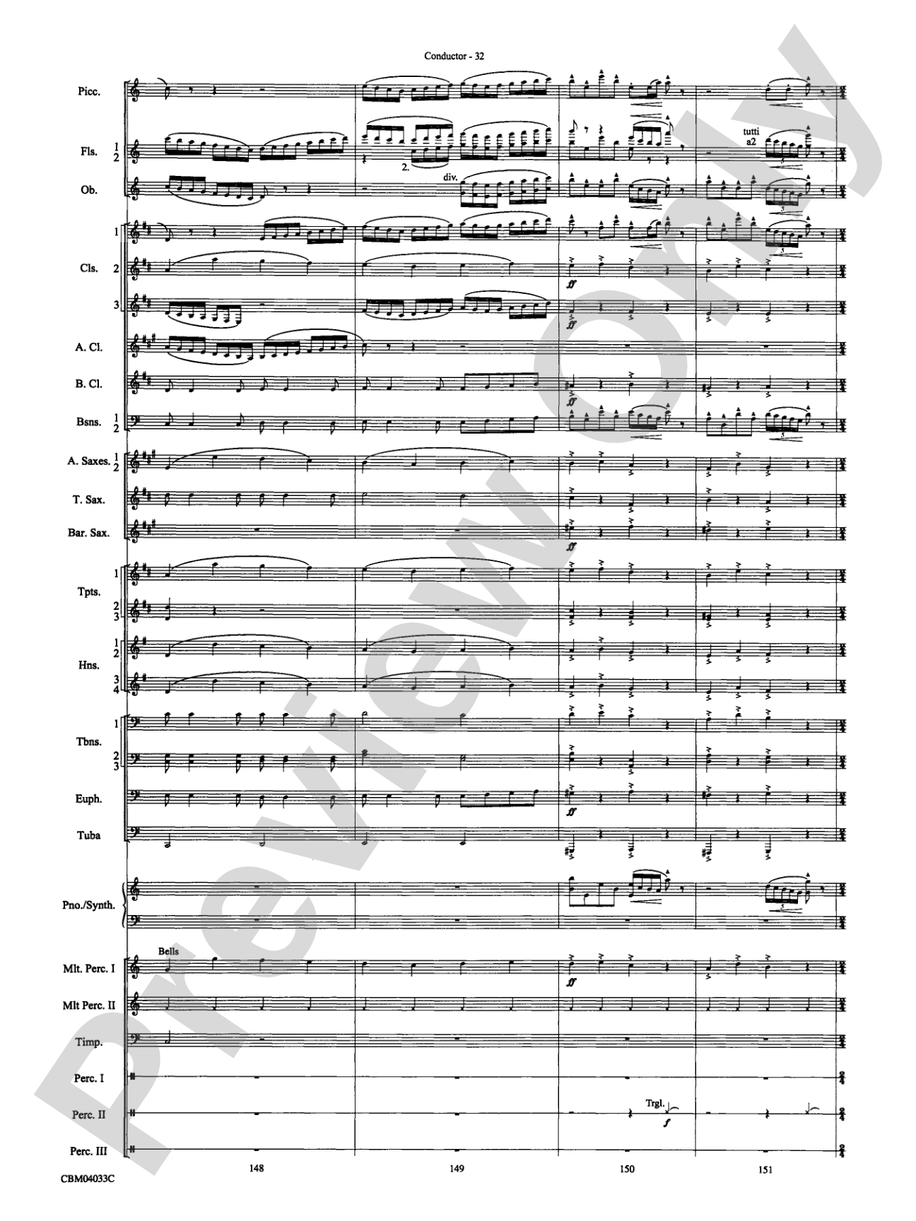 The Polar Express, Concert Suite from: Concert Band Conductor Score & Parts