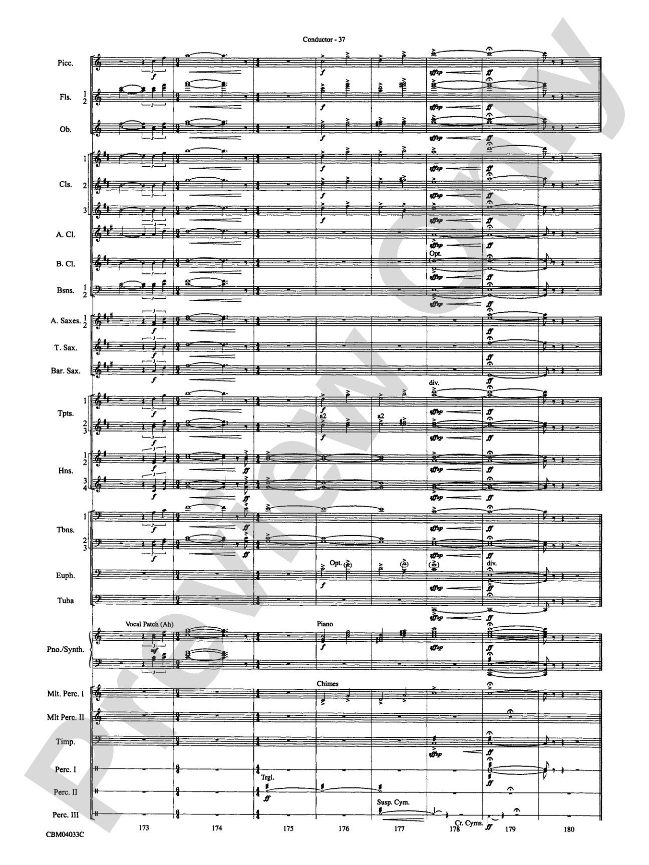 The Polar Express, Concert Suite from: Concert Band Conductor Score & Parts