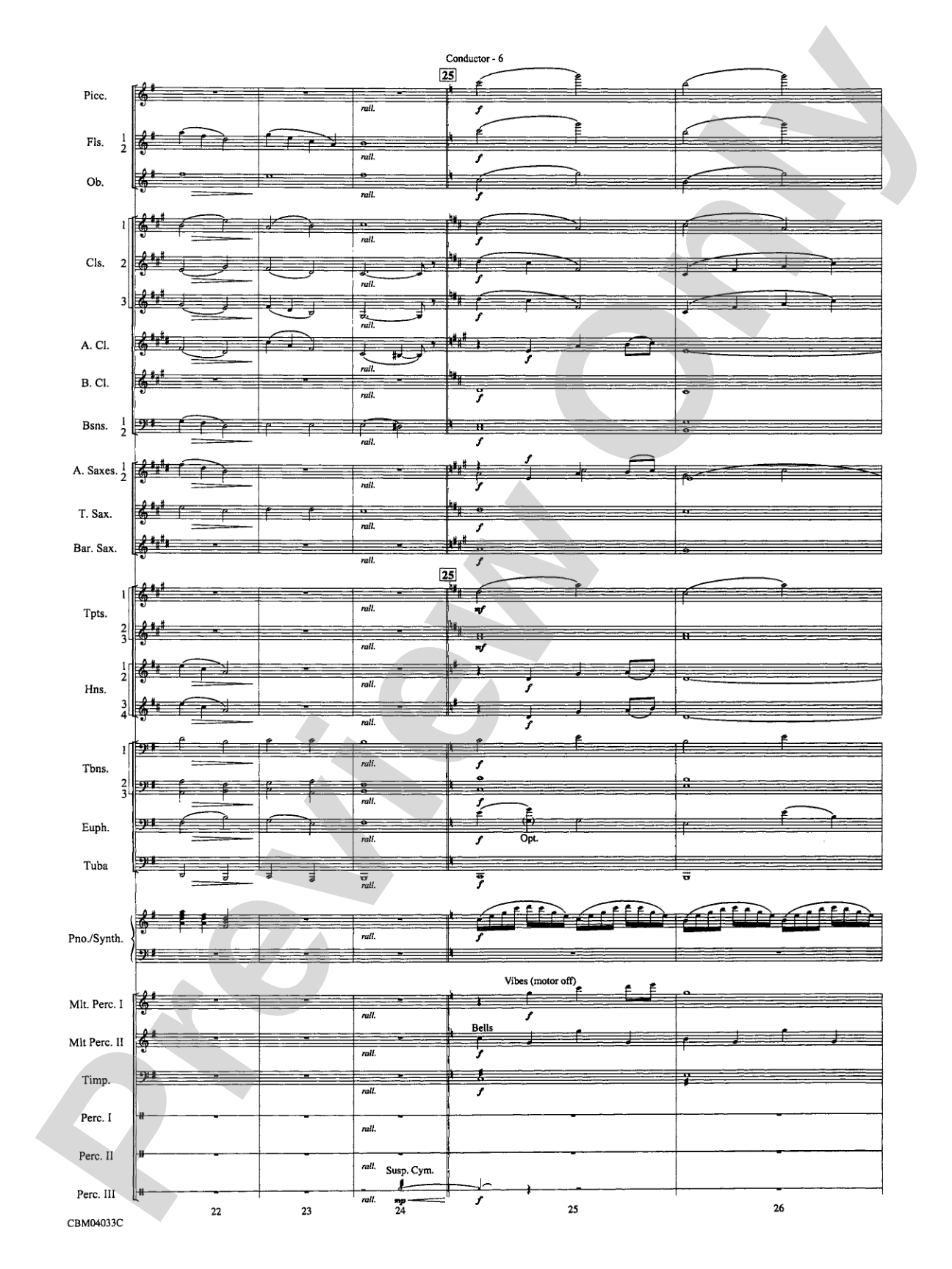The Polar Express, Concert Suite from: Concert Band Conductor Score & Parts