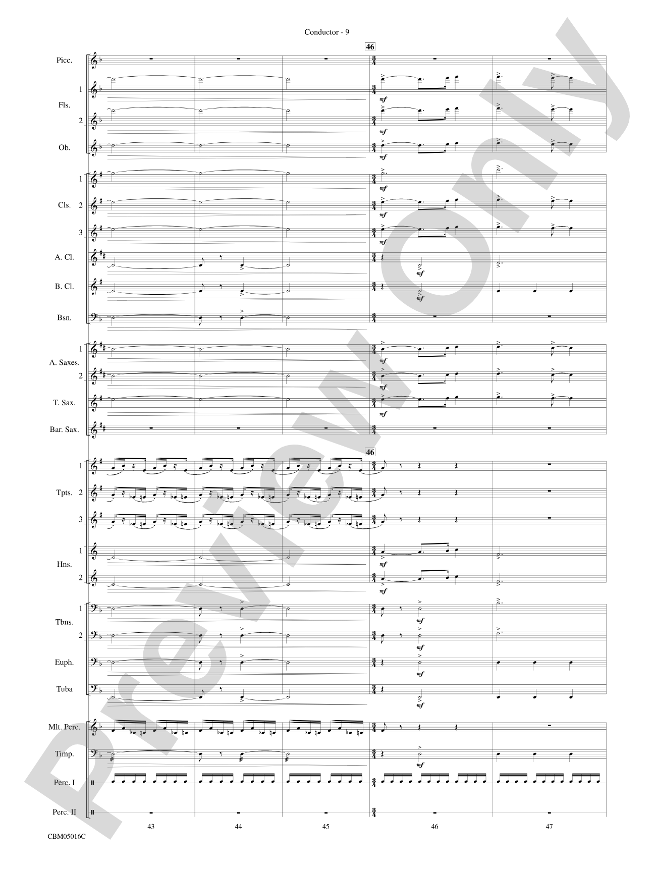 The Battle of the Heroes (from Star Wars®: Episode III Revenge of the Sith): Concert Band Conductor Score & Parts