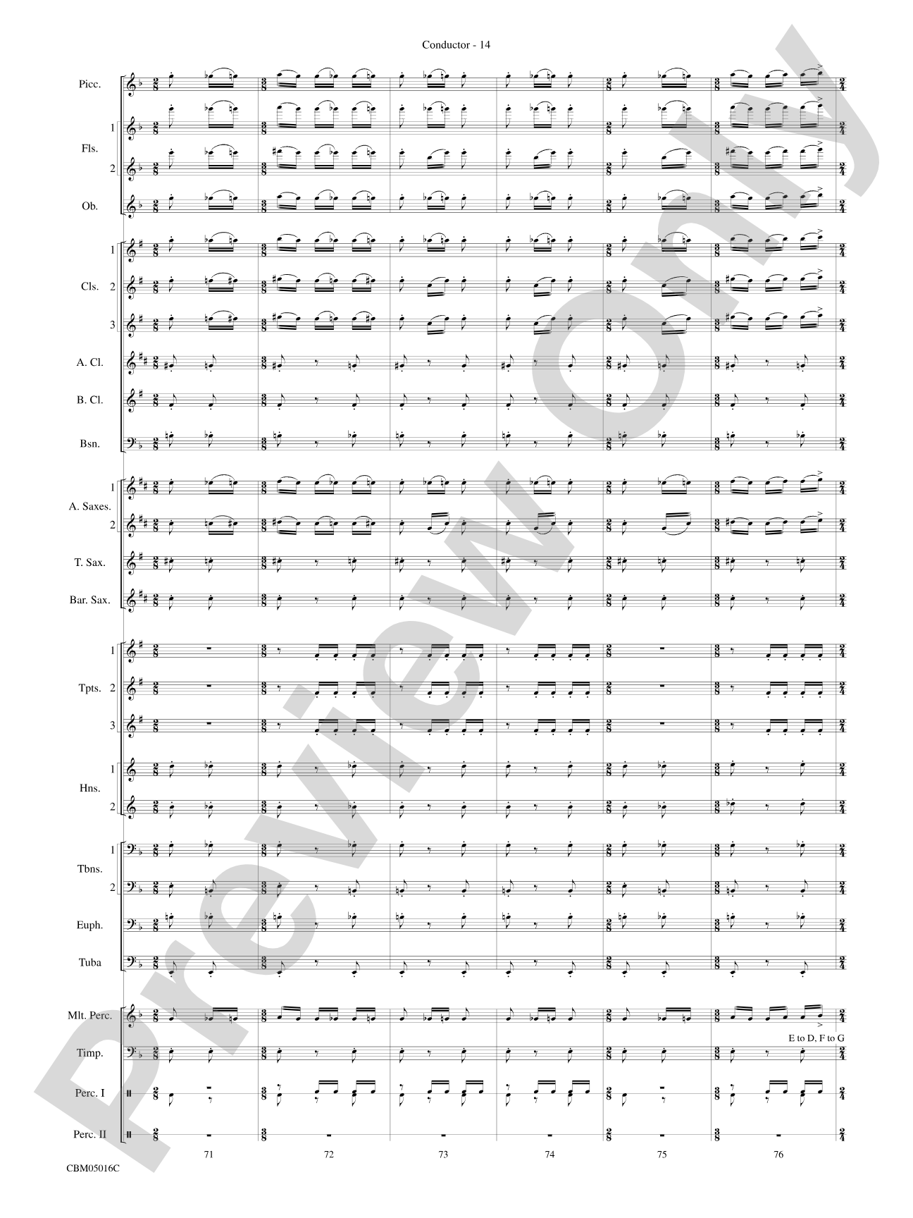 The Battle of the Heroes (from Star Wars®: Episode III Revenge of the Sith): Concert Band Conductor Score & Parts