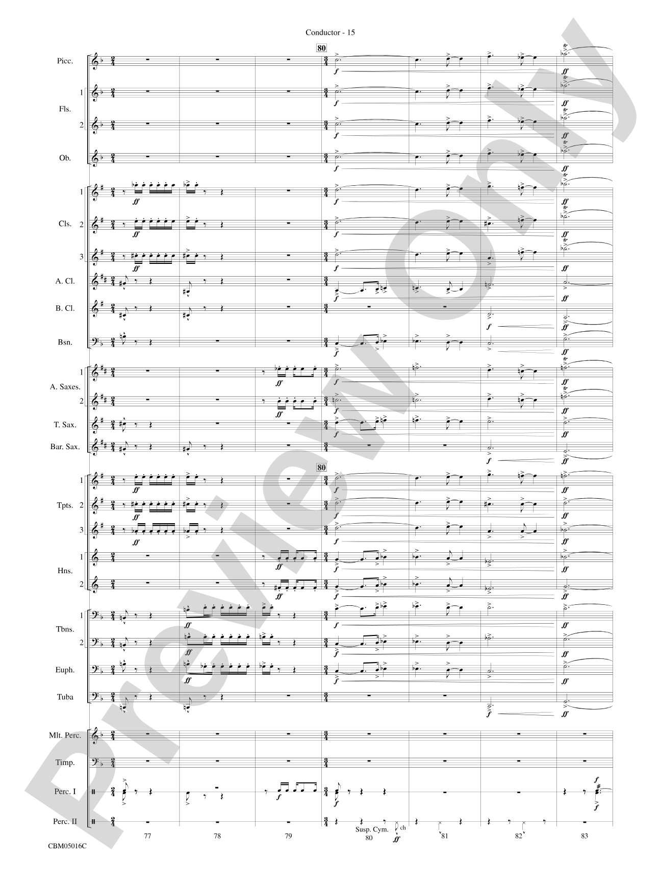 The Battle of the Heroes (from Star Wars®: Episode III Revenge of the Sith): Concert Band Conductor Score & Parts