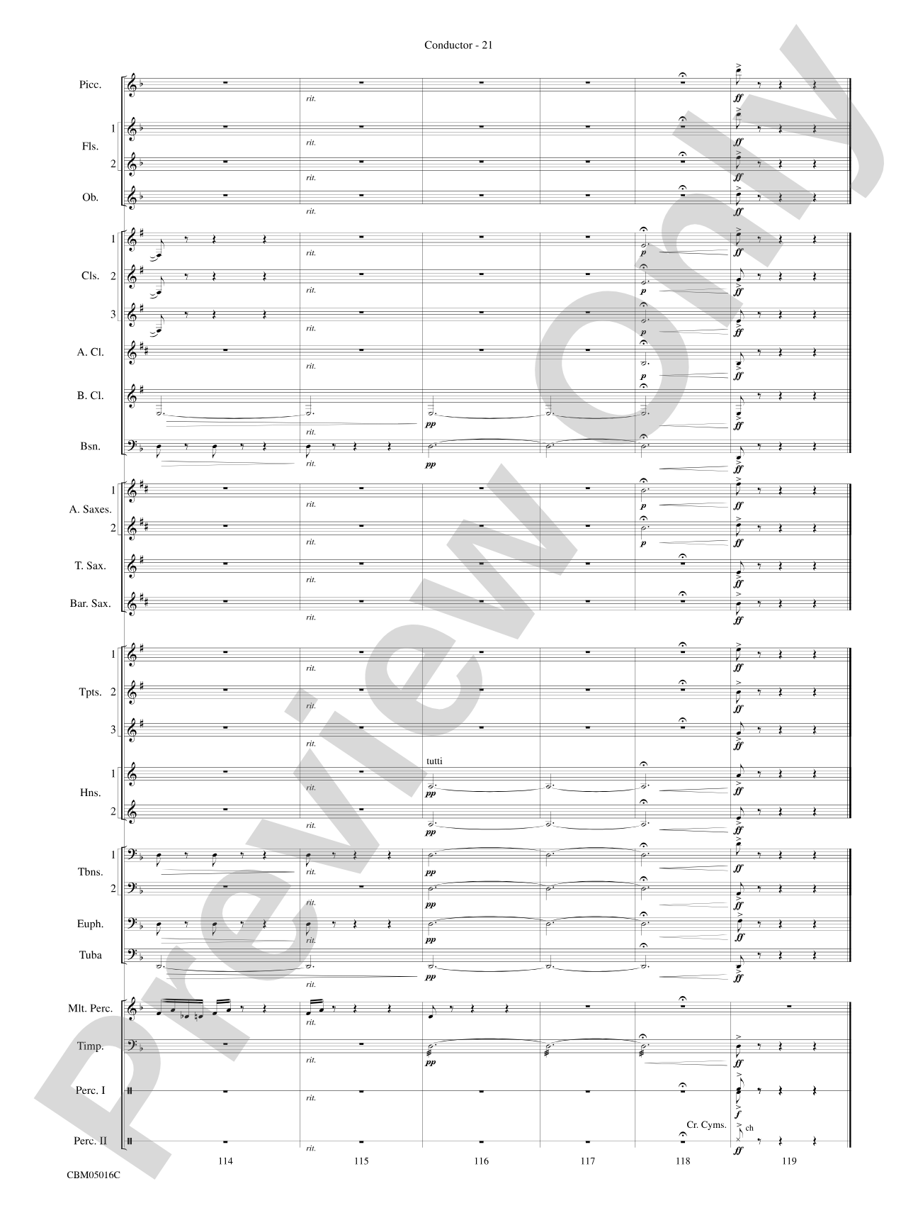 The Battle of the Heroes (from Star Wars®: Episode III Revenge of the Sith): Concert Band Conductor Score & Parts