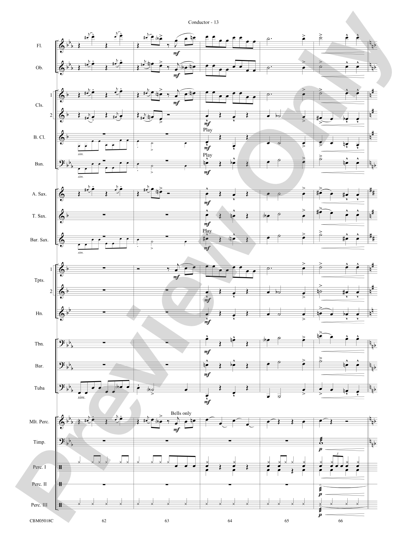 Let It Snow! / Winter Wonderland: Concert Band Conductor Score & Parts