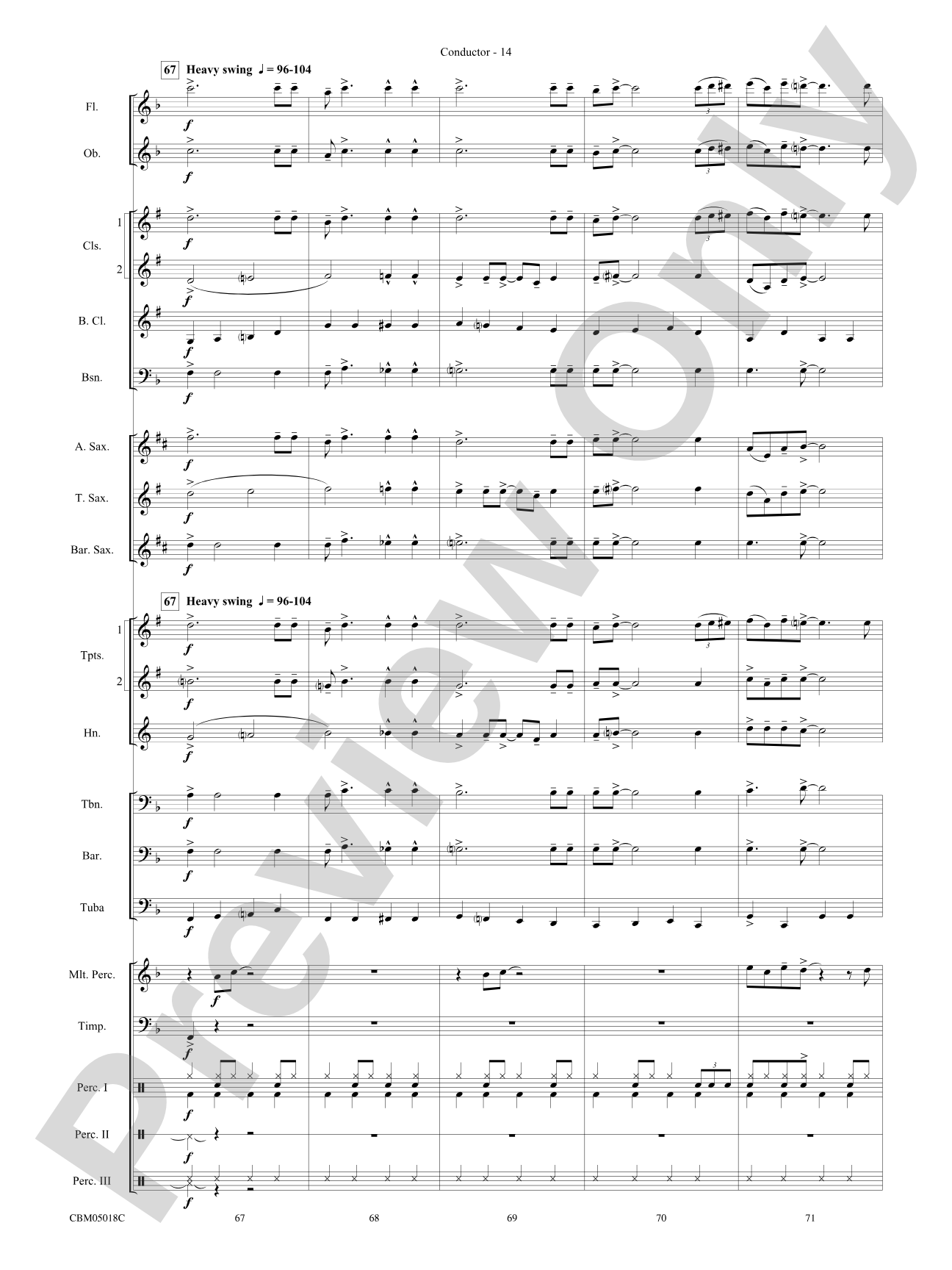 Let It Snow! / Winter Wonderland: Concert Band Conductor Score & Parts