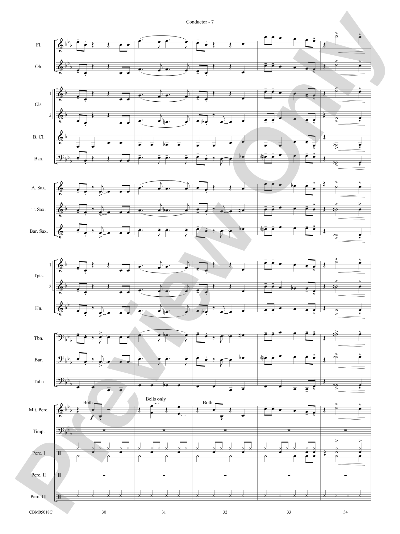 Let It Snow! / Winter Wonderland: Concert Band Conductor Score & Parts