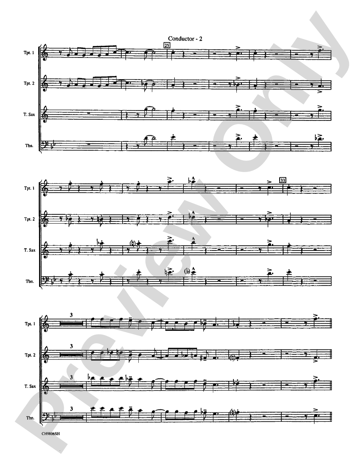 Chattanooga Choo Choo: Choral Instrumental Parts