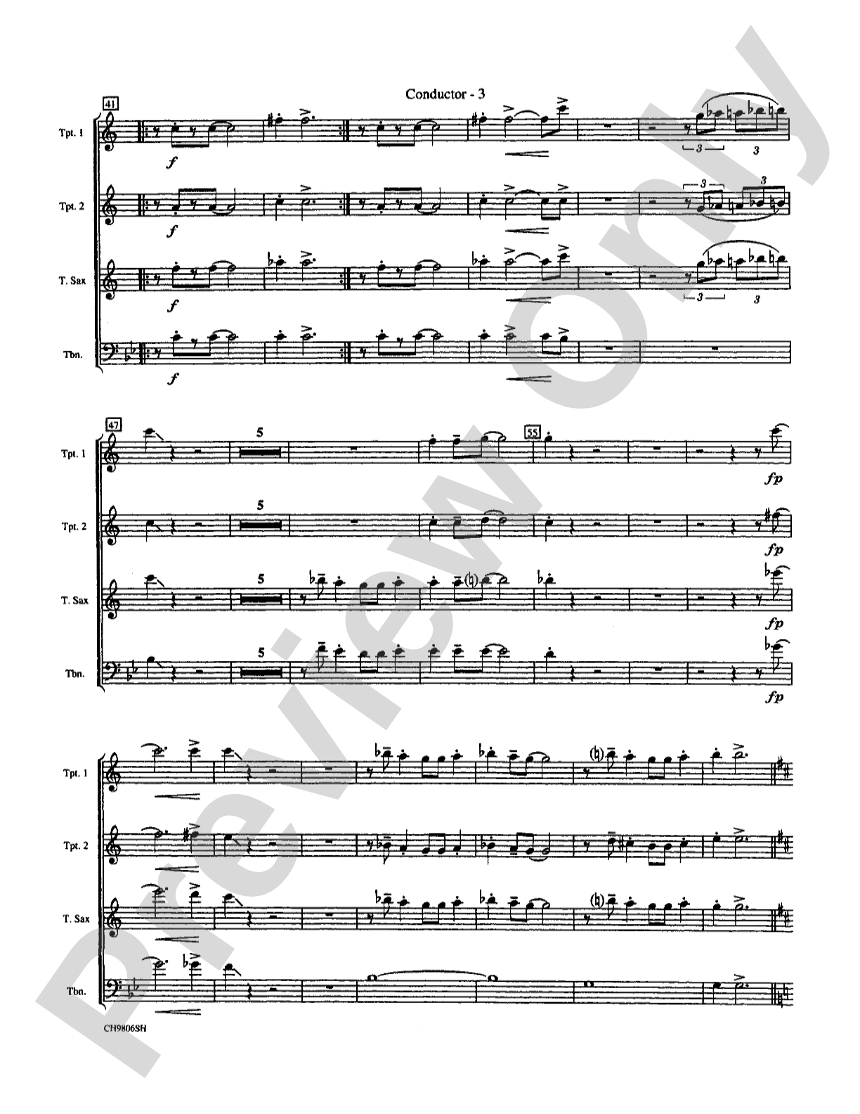 Chattanooga Choo Choo: Choral Instrumental Parts