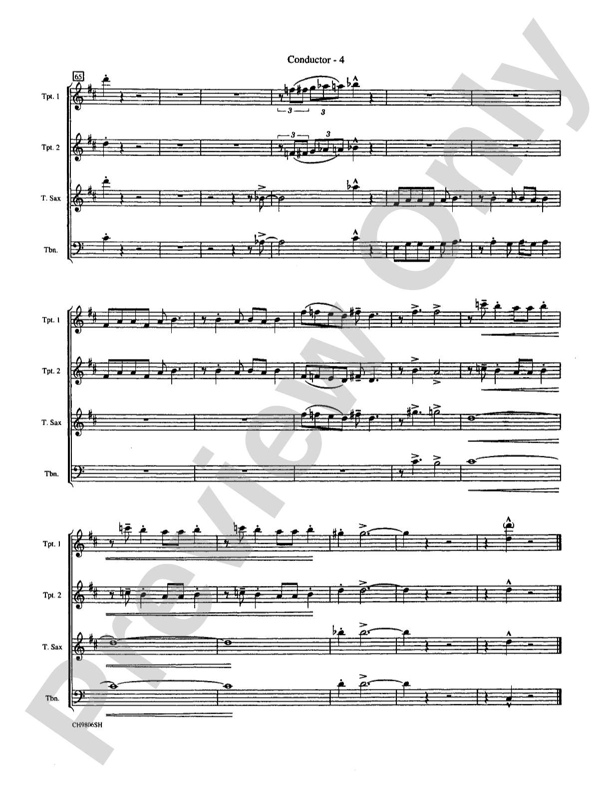 Chattanooga Choo Choo: Choral Instrumental Parts