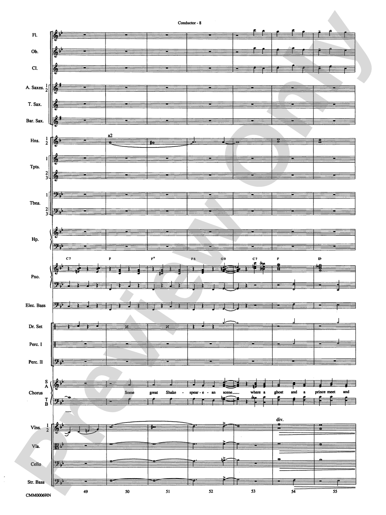 The Music of M-G-M (A Choral Medley): Score