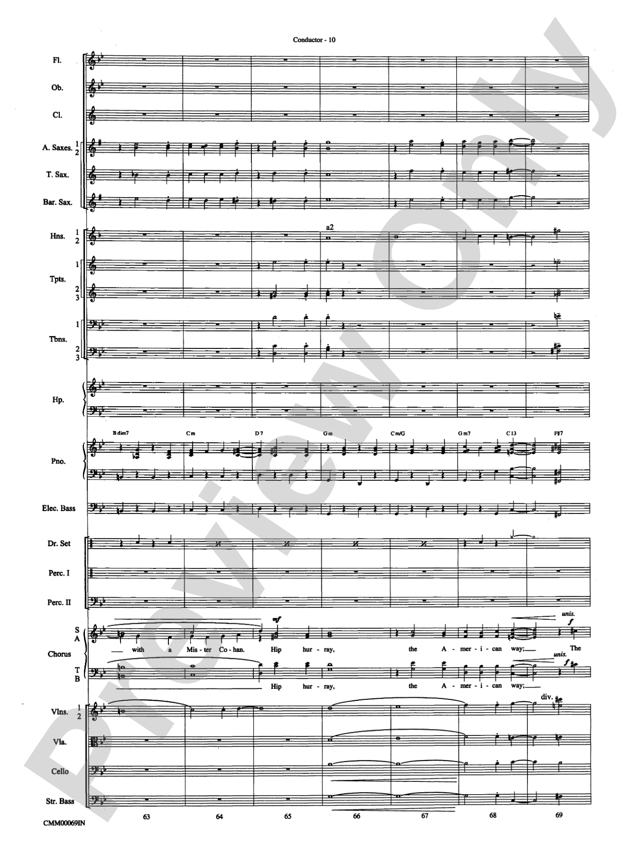 The Music of M-G-M (A Choral Medley): Score