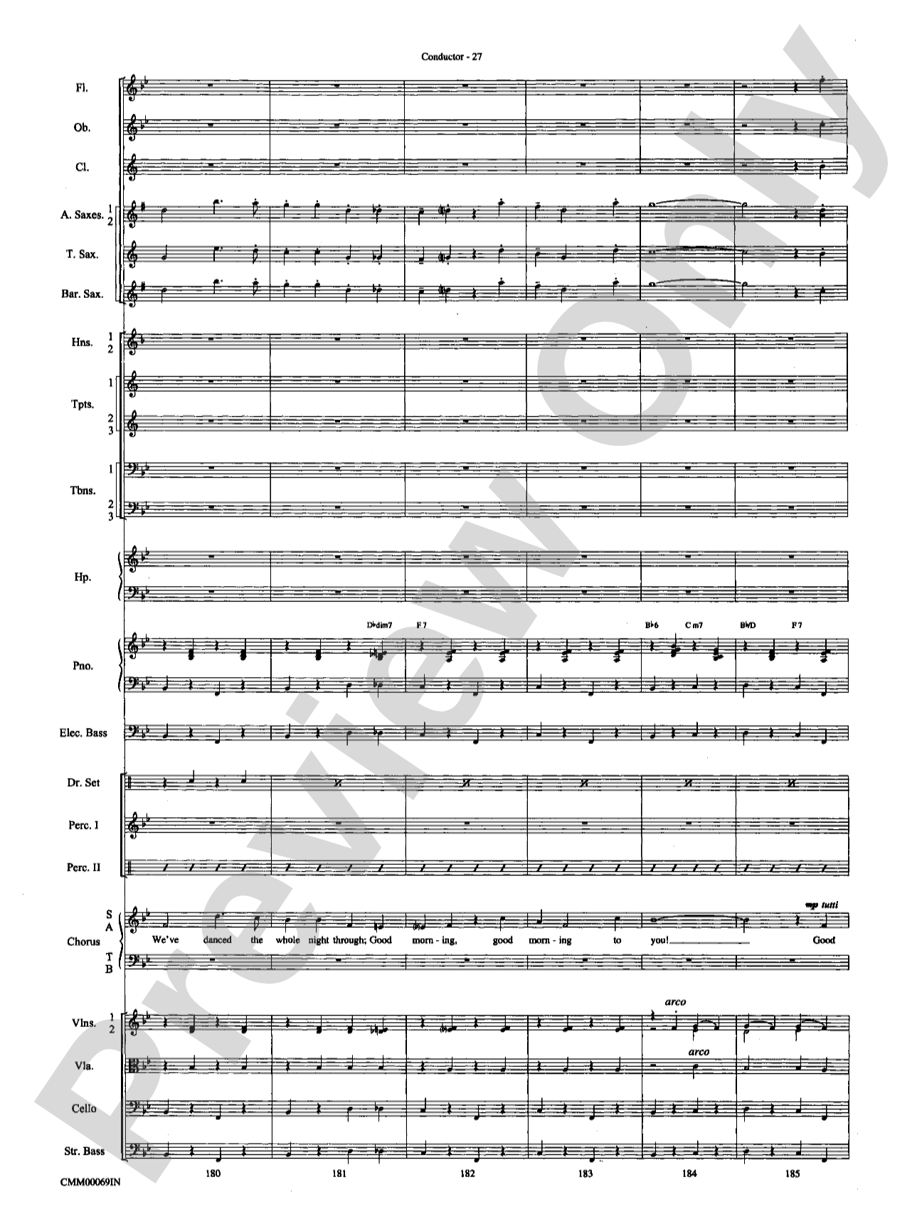 The Music of M-G-M (A Choral Medley): Score