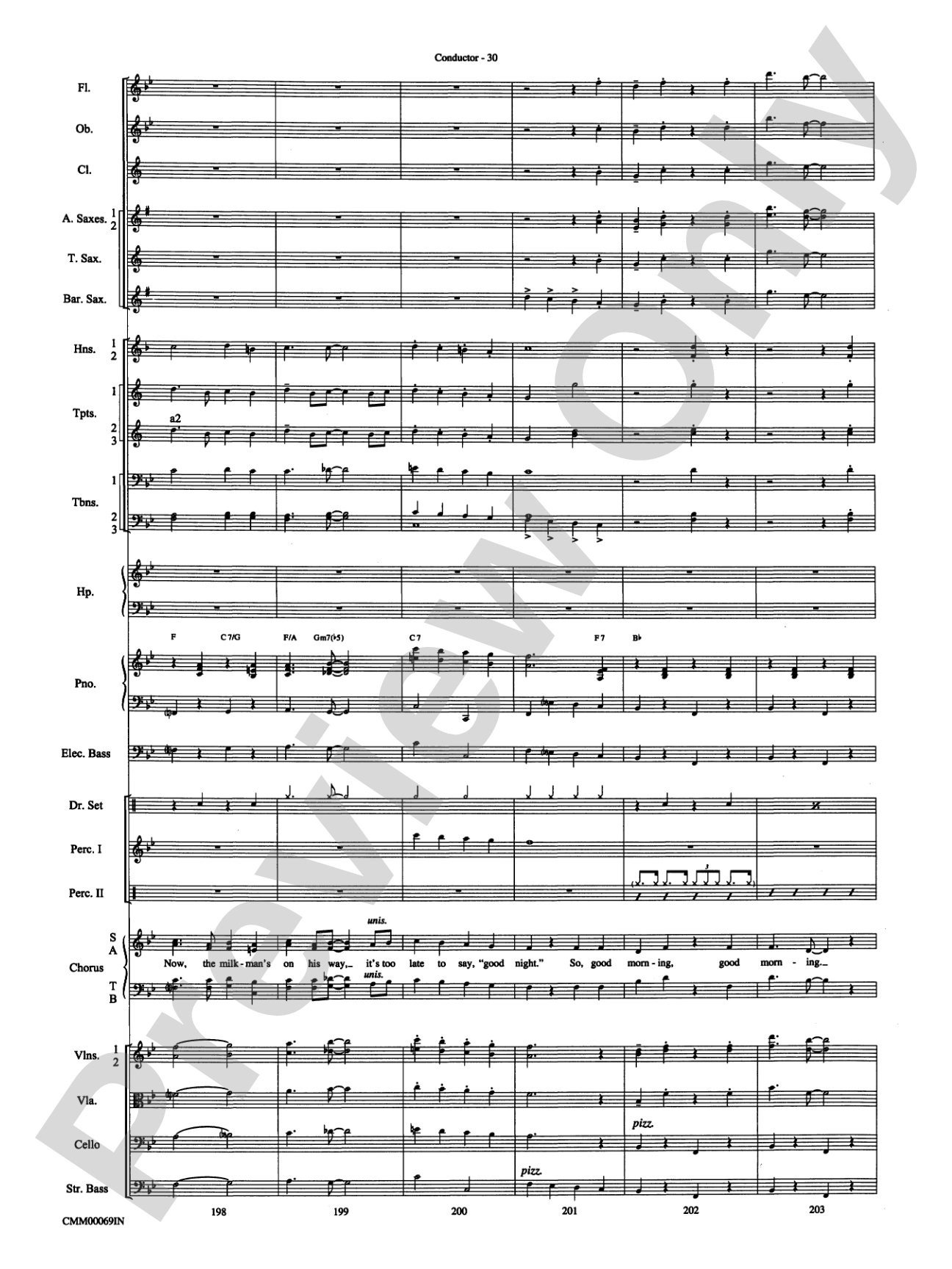 The Music of M-G-M (A Choral Medley): Score