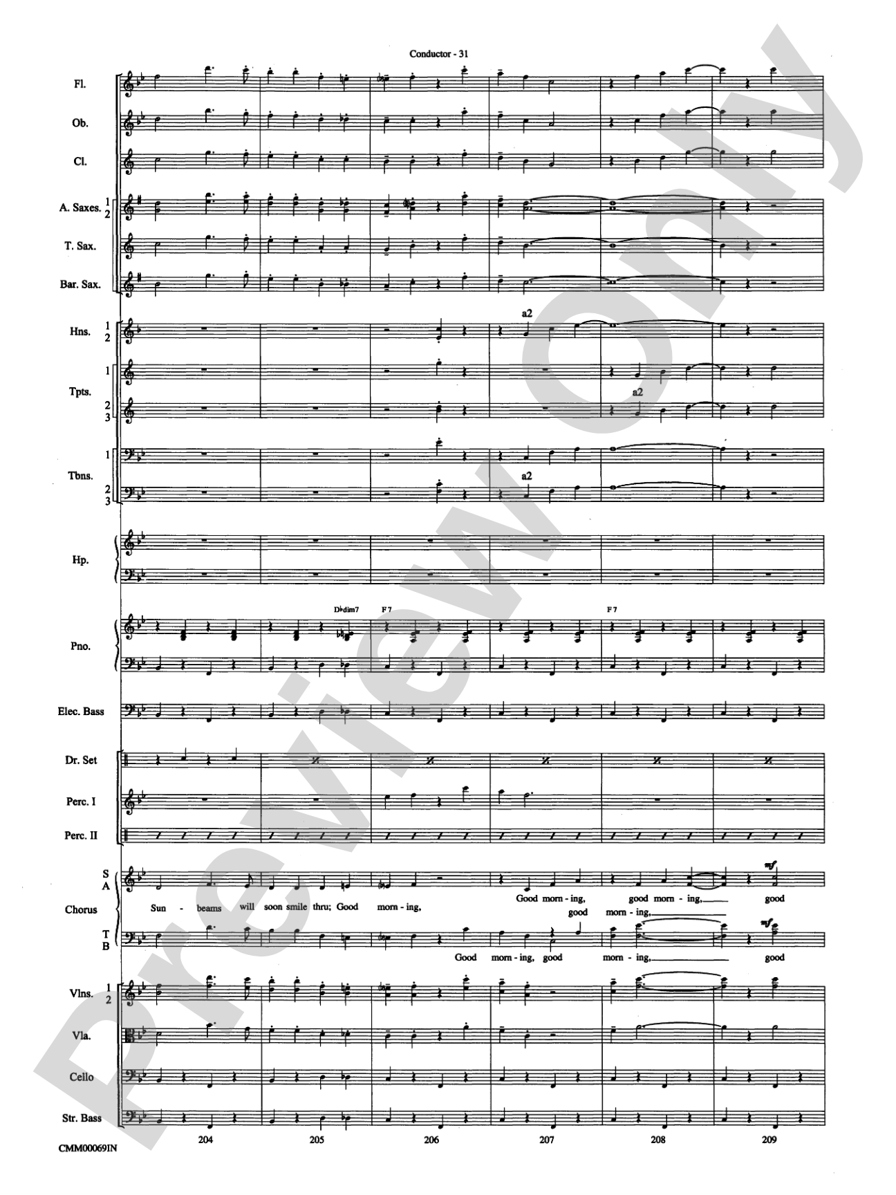 The Music of M-G-M (A Choral Medley): Score