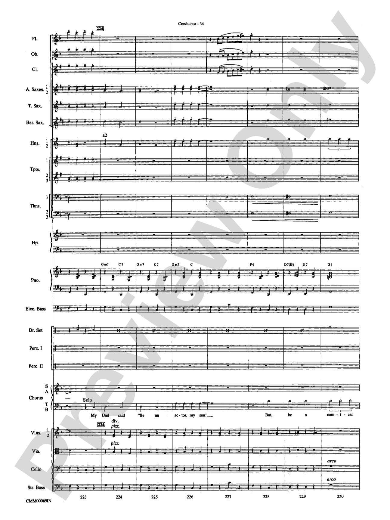 The Music of M-G-M (A Choral Medley): Score
