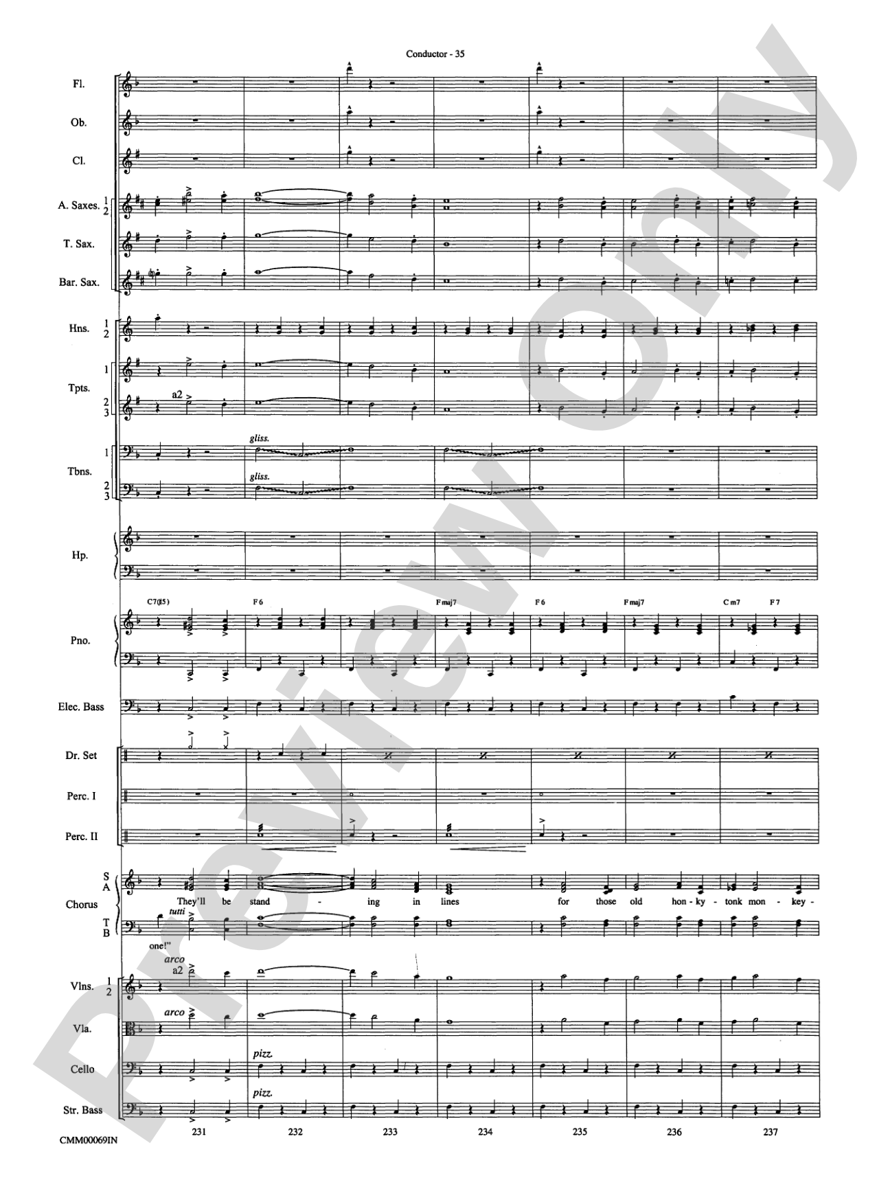 The Music of M-G-M (A Choral Medley): Score