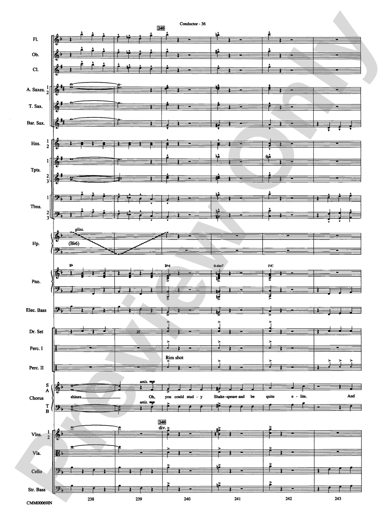 The Music of M-G-M (A Choral Medley): Score
