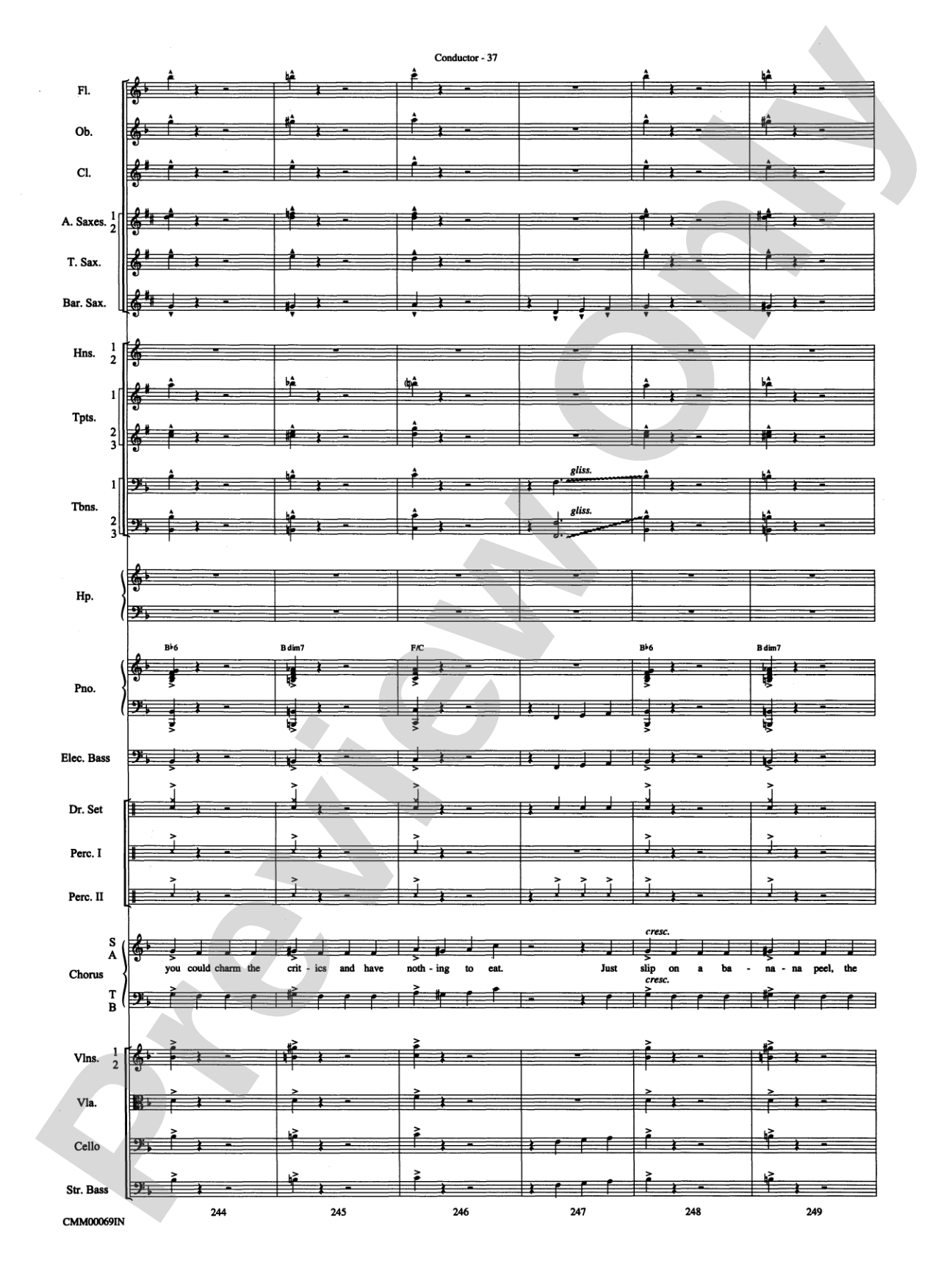 The Music of M-G-M (A Choral Medley): Score