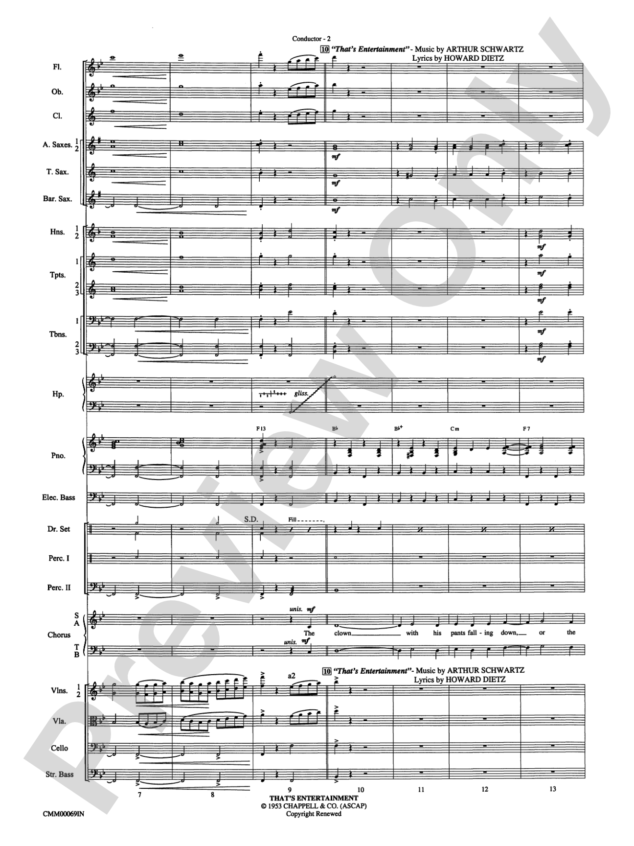 The Music of M-G-M (A Choral Medley): Score