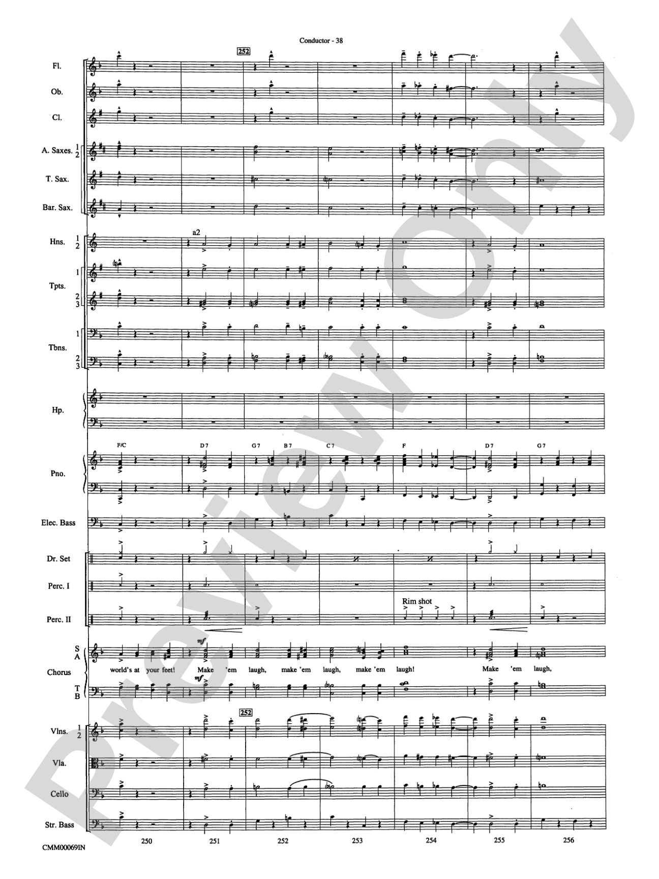 The Music of M-G-M (A Choral Medley): Score
