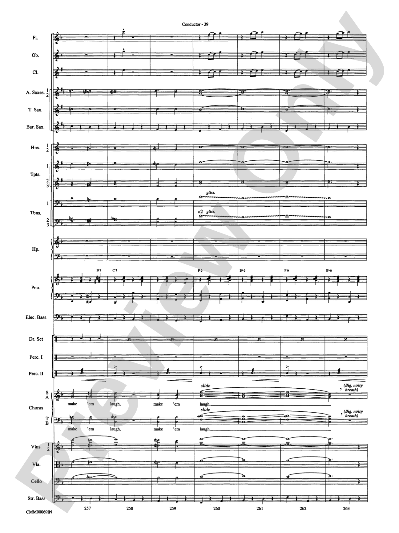 The Music of M-G-M (A Choral Medley): Score