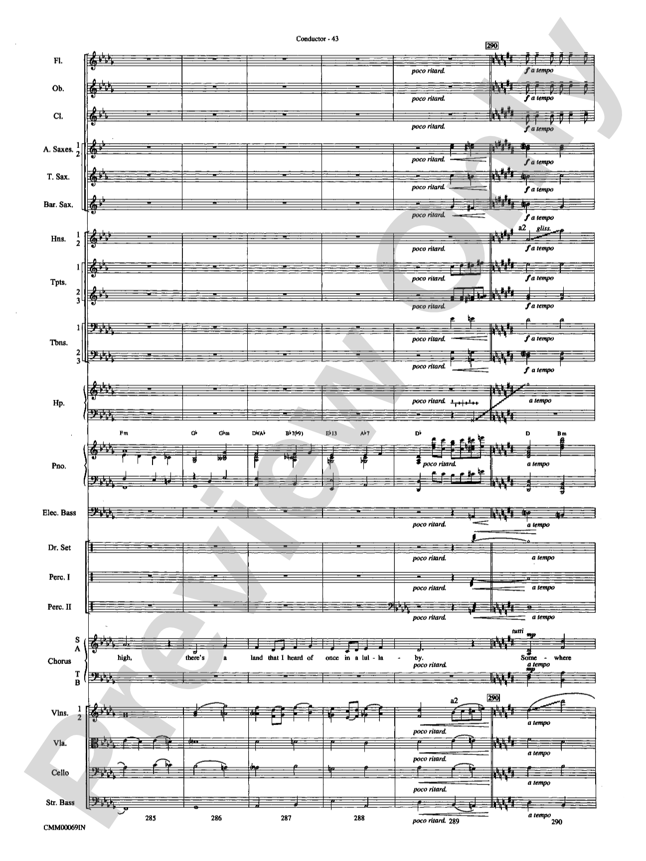 The Music of M-G-M (A Choral Medley): Score