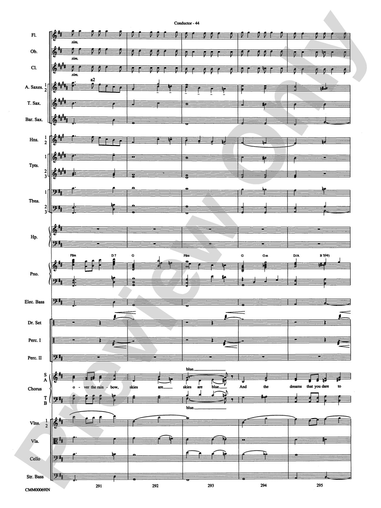 The Music of M-G-M (A Choral Medley): Score