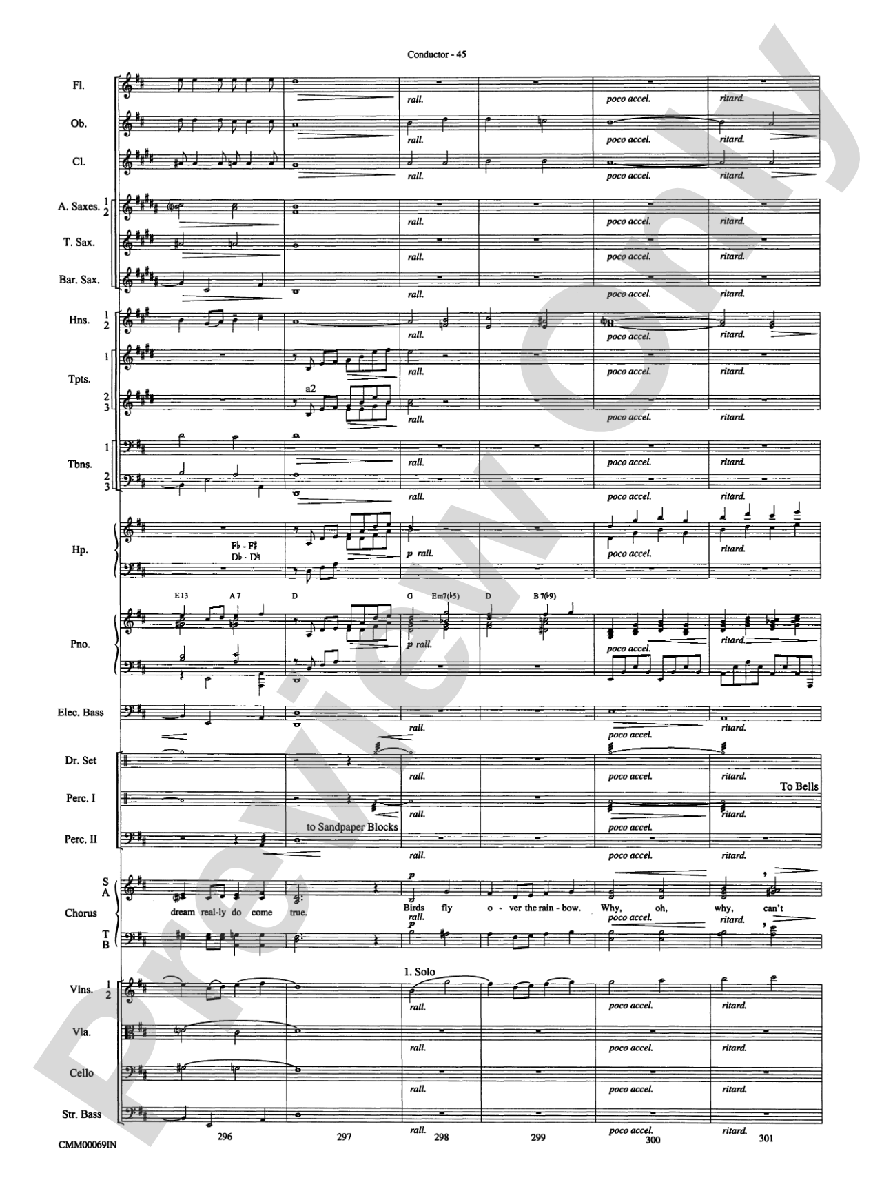 The Music of M-G-M (A Choral Medley): Score
