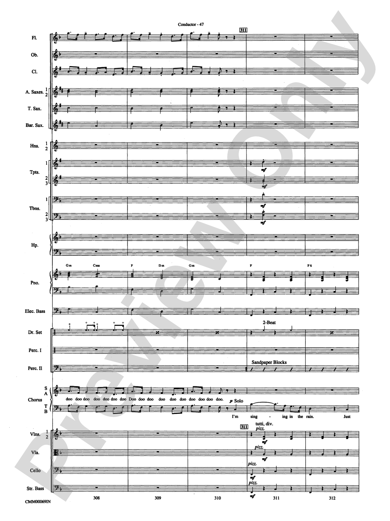The Music of M-G-M (A Choral Medley): Score