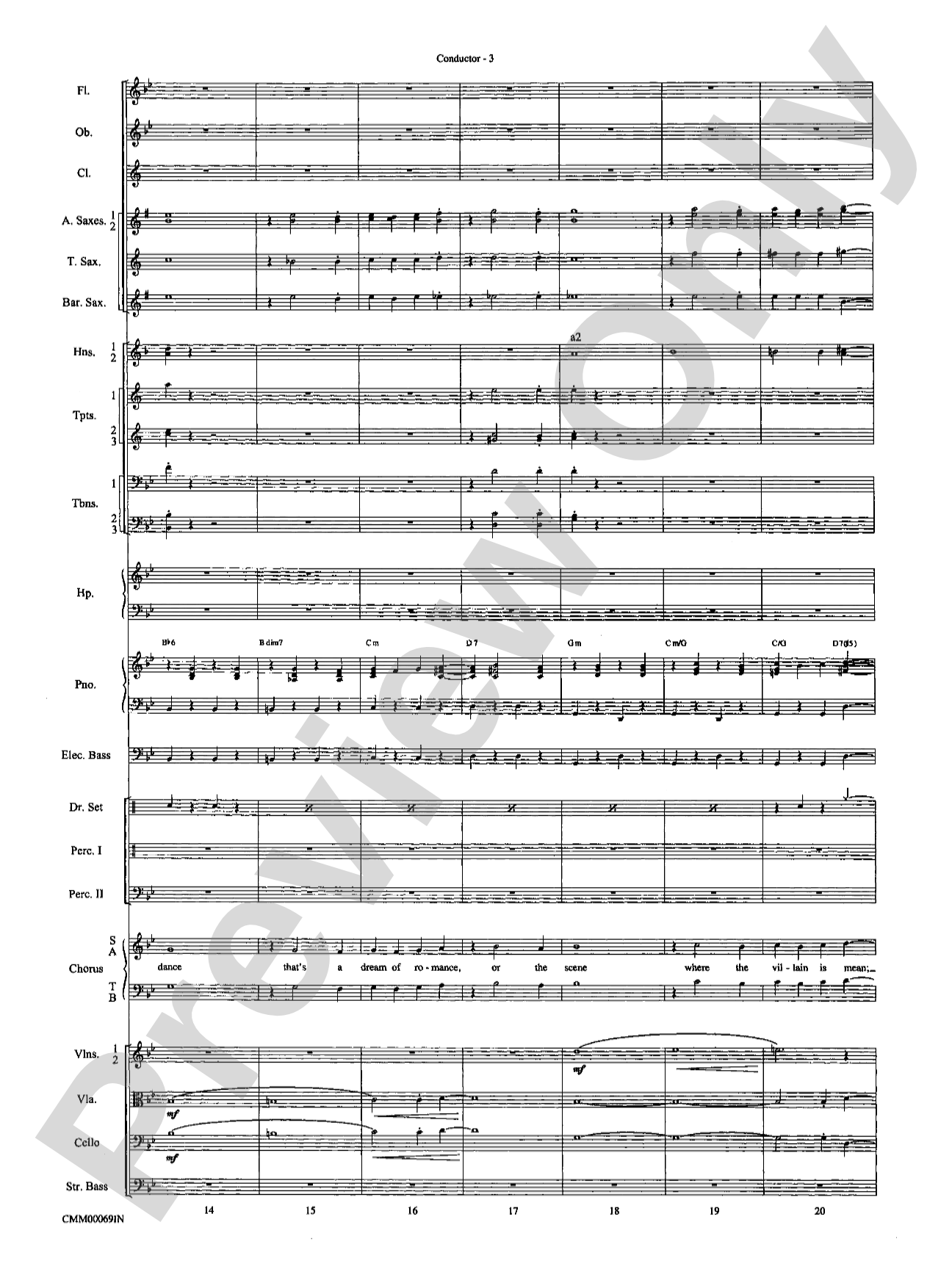 The Music of M-G-M (A Choral Medley): Score