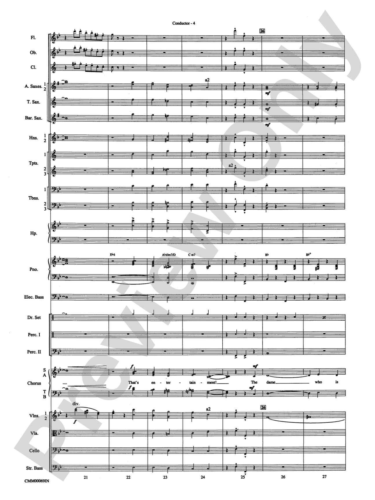 The Music of M-G-M (A Choral Medley): Score