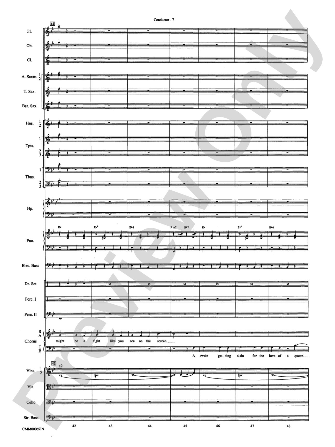 The Music of M-G-M (A Choral Medley): Score