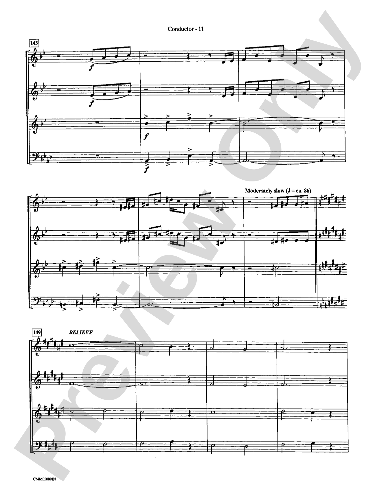The Polar Express: A Choral Medley: Choral Instrumental Parts