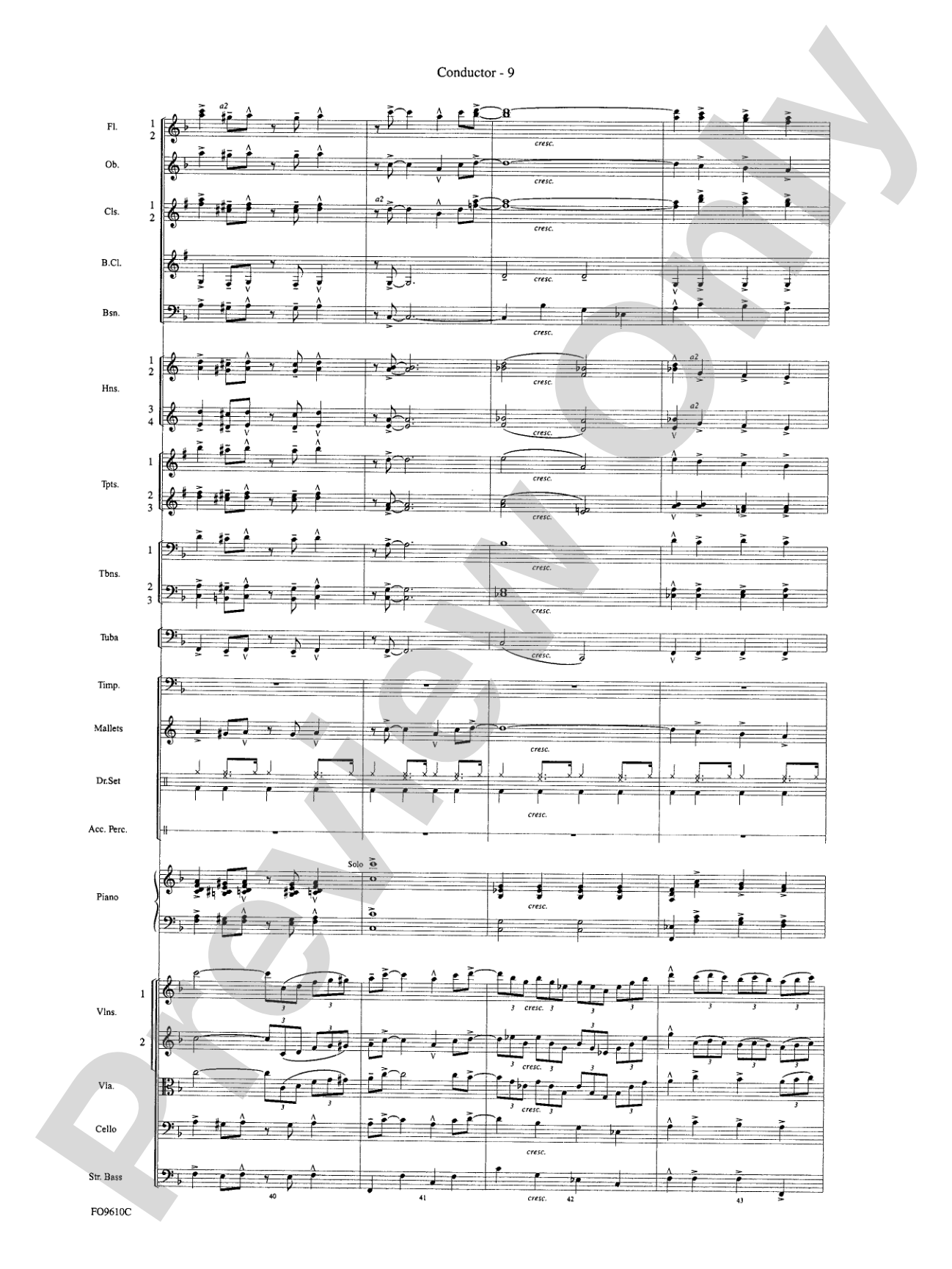 A Salute to the Big Apple: Full Orchestra Conductor Score & Parts