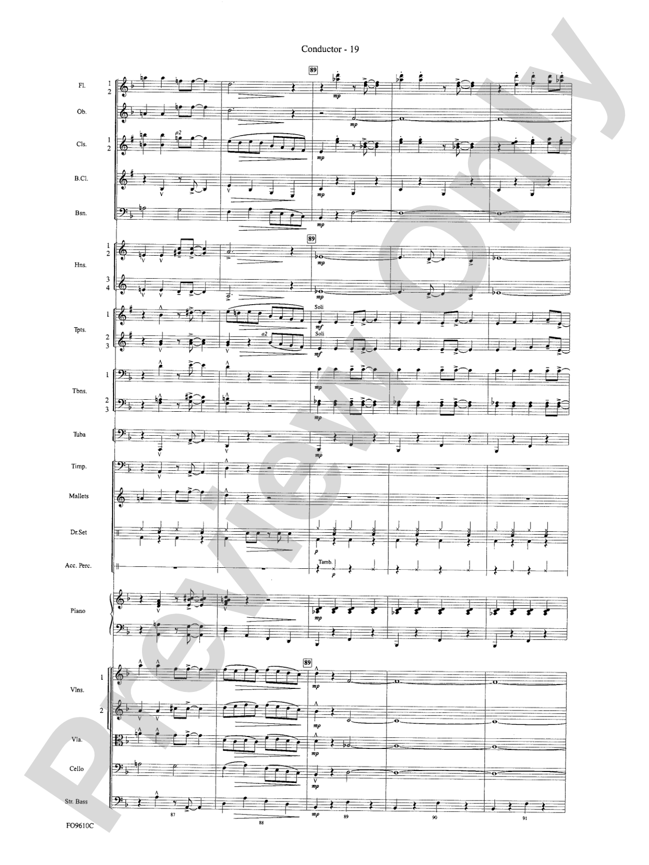 A Salute to the Big Apple: Full Orchestra Conductor Score & Parts