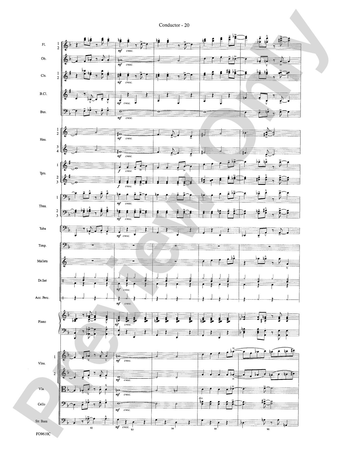 A Salute to the Big Apple: Full Orchestra Conductor Score & Parts