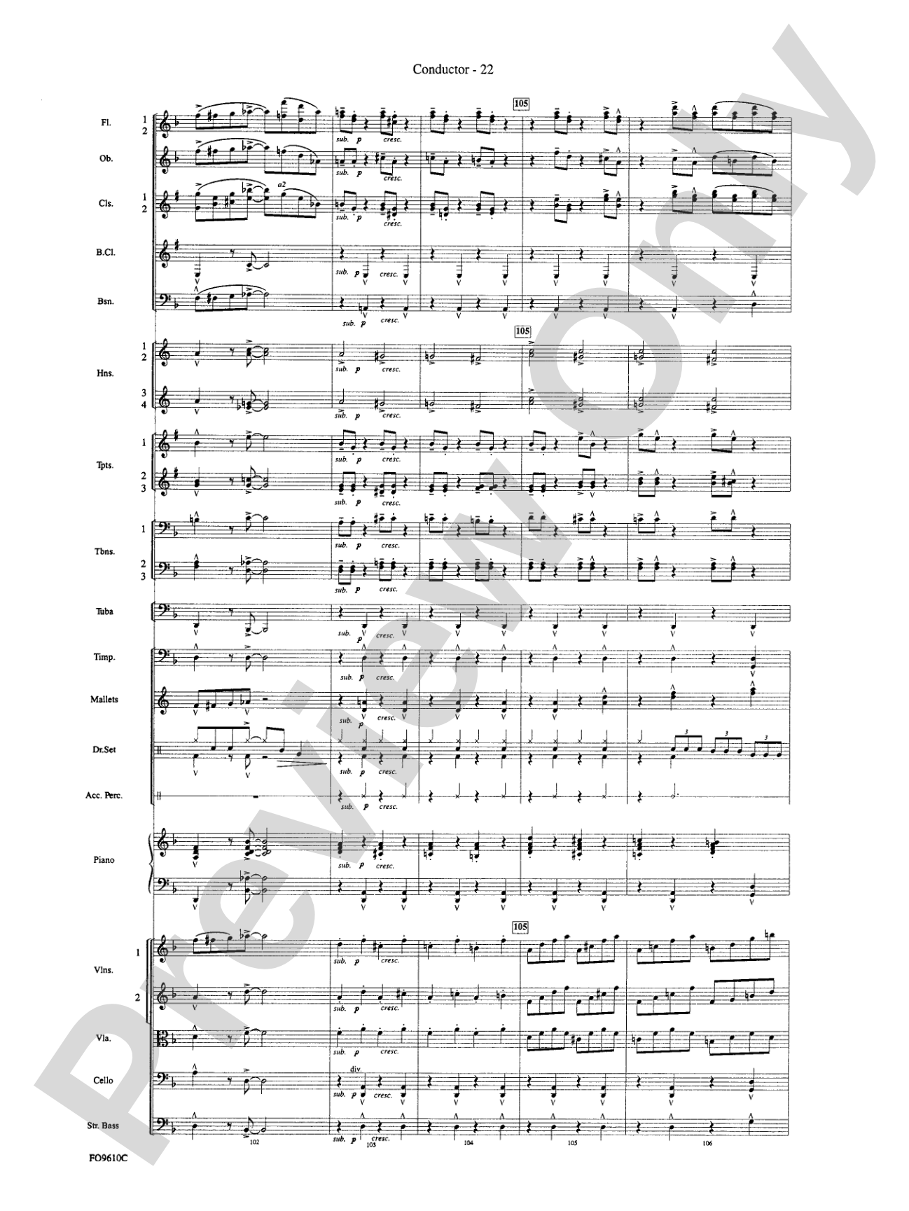 A Salute to the Big Apple: Full Orchestra Conductor Score & Parts