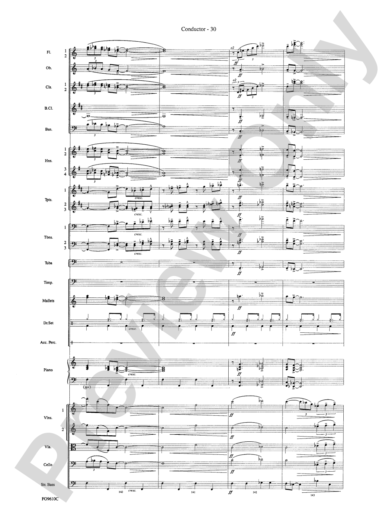A Salute to the Big Apple: Full Orchestra Conductor Score & Parts